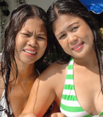 Two Filipina sisters getting fucked at the same time